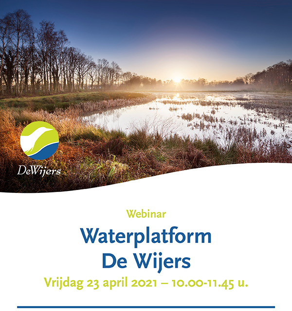 Webinar | Waterplatform De Wijers - Vrijdag 23 april 2021 - 10.00-11.45 u.
Foto: Robin Reynders - provincie Limburg